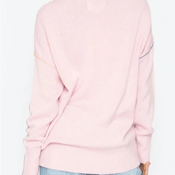 Chaser Bubble Powder Pink Sweater Sandrine Rose - Picture 3 of 7